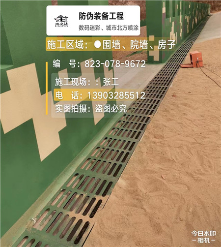 嘉兴 例如在抖音上有“迷彩墙，外围墙面挡 - 星空数码迷彩漆施工队